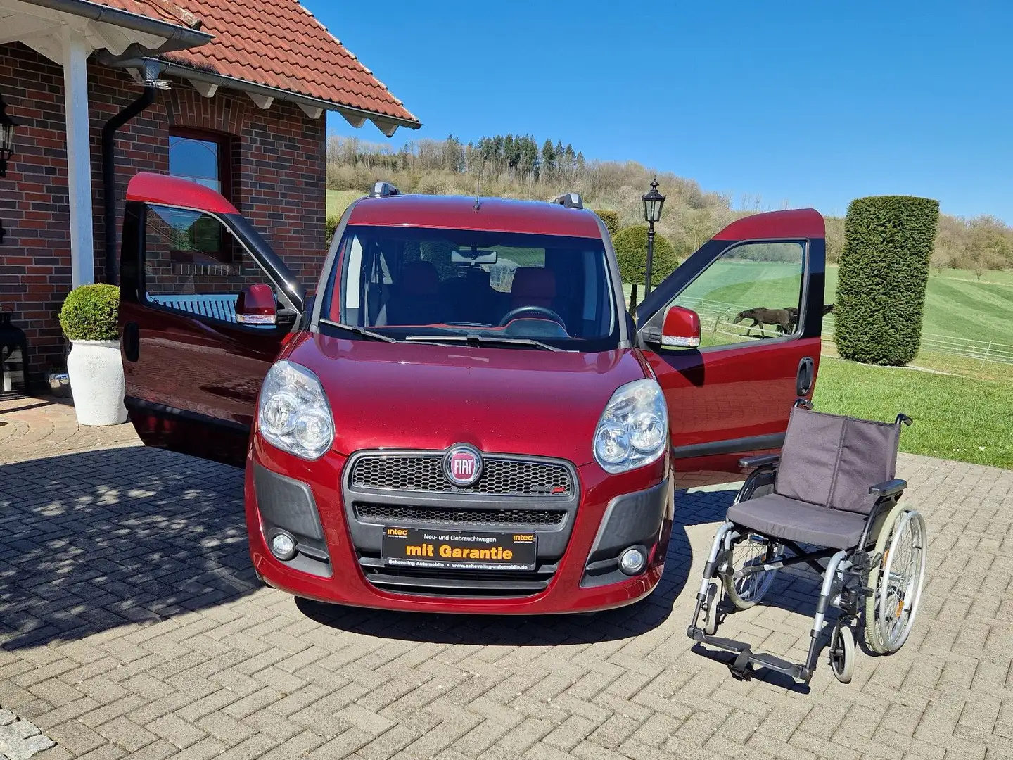 Fiat Doblo Easy*Behindertengerecht/Selbstfahrer Rojo - 2