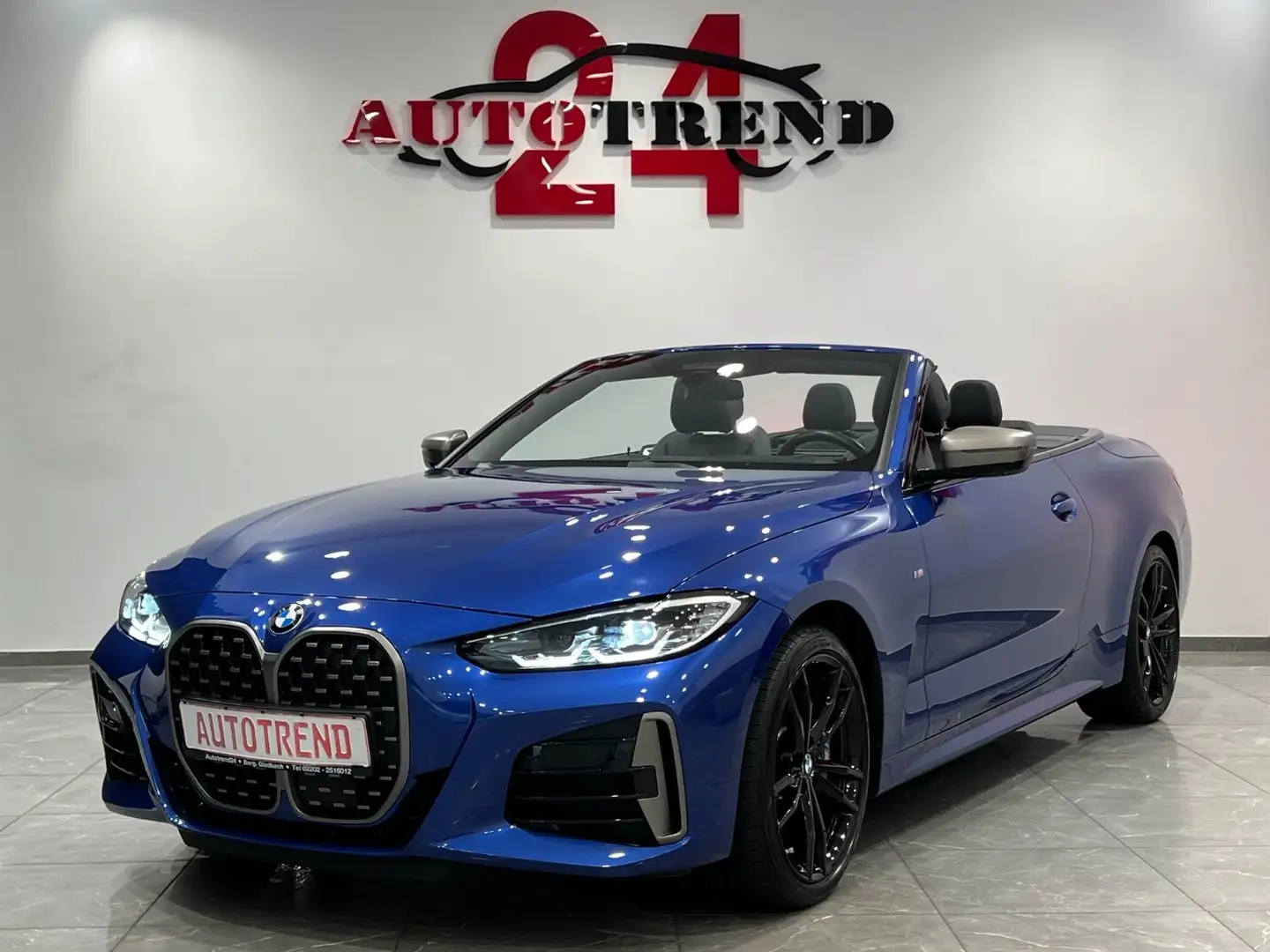 BMW M440 i xDrive Cabriolet 14TKM HEAD-UP+KAMERA Bleu - 1
