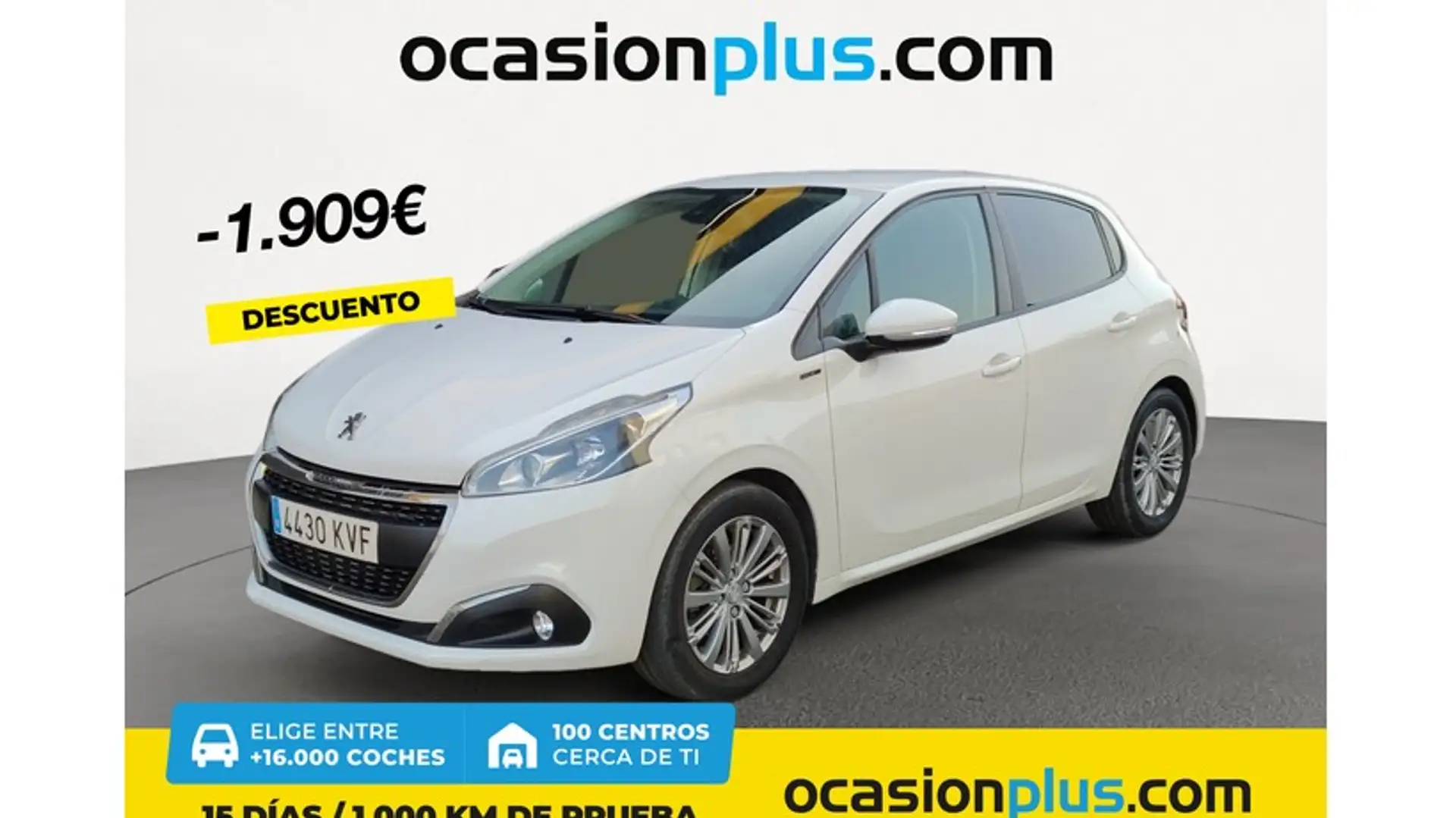 Peugeot 208 1.2 PureTech S&S Signature 82 Wit - 1