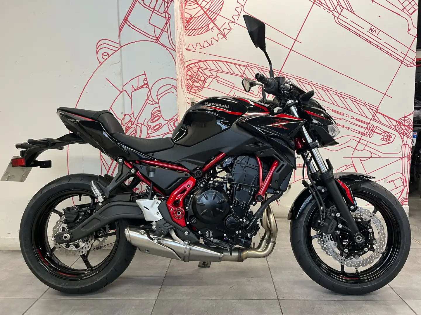 Kawasaki Z 650 Negru - 1