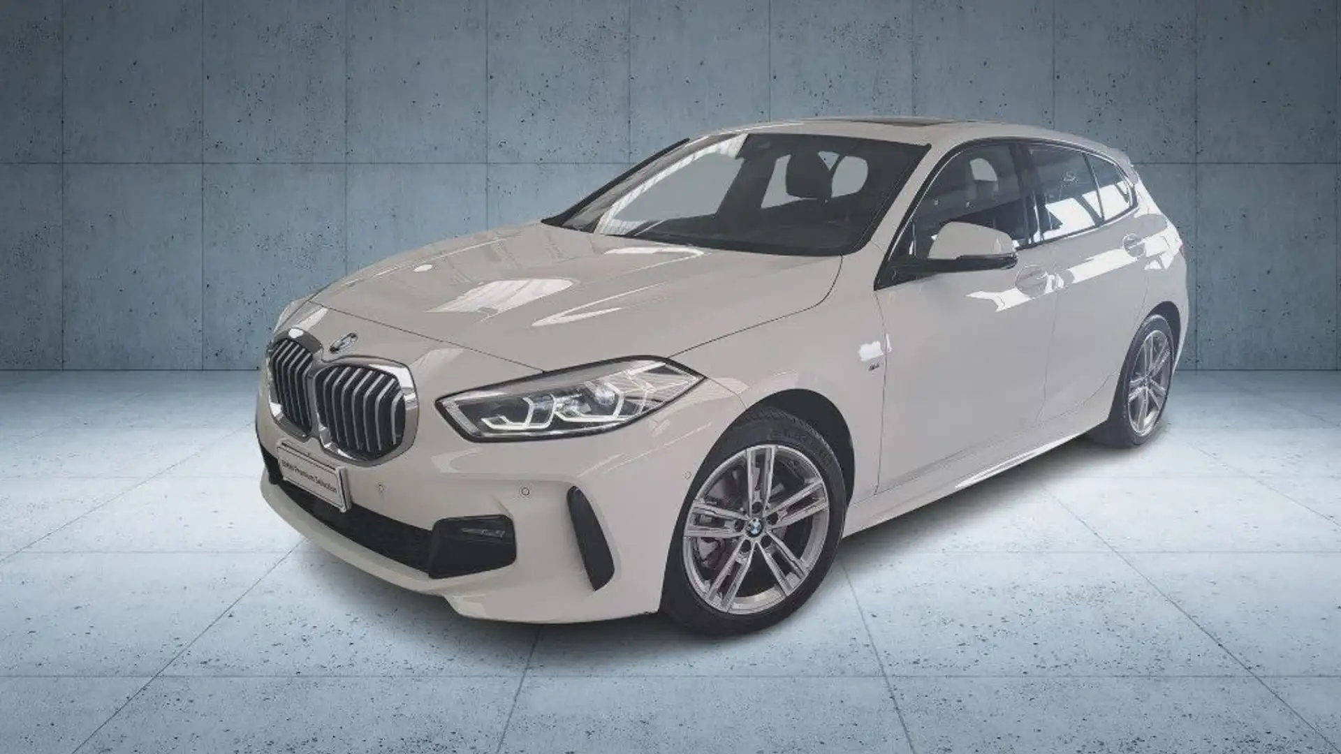 BMW 116 d 5p. Msport + Tetto apr. Bianco - 1