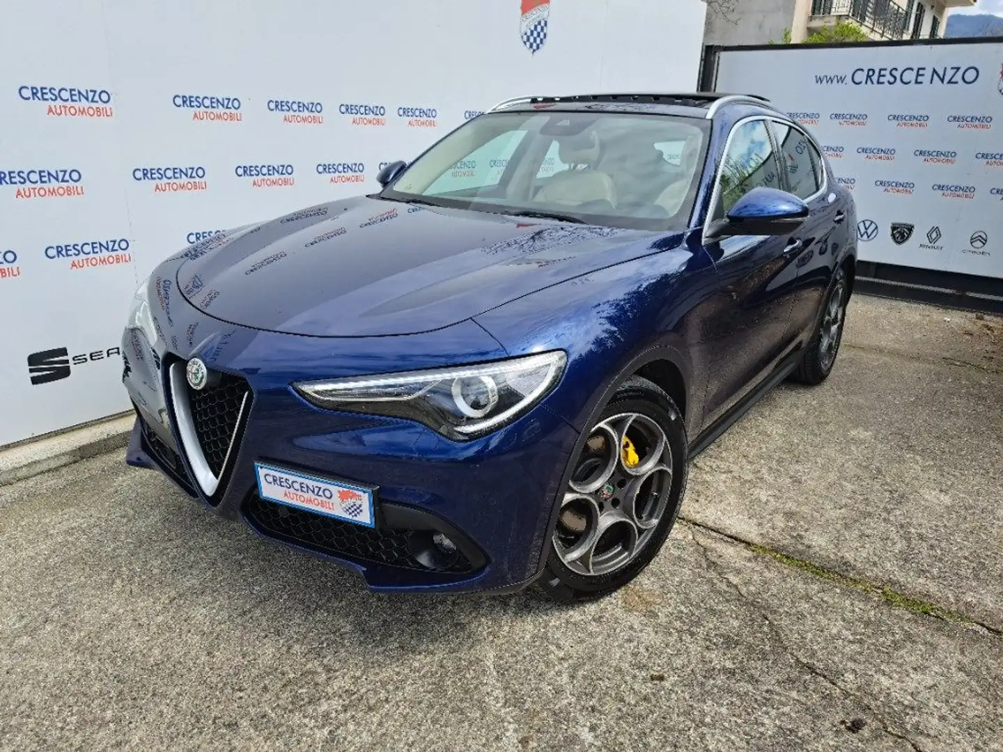 Alfa Romeo Stelvio 2.2 D 150 CV AT8 - LUSSO - TETTO APRIB Azul - 2