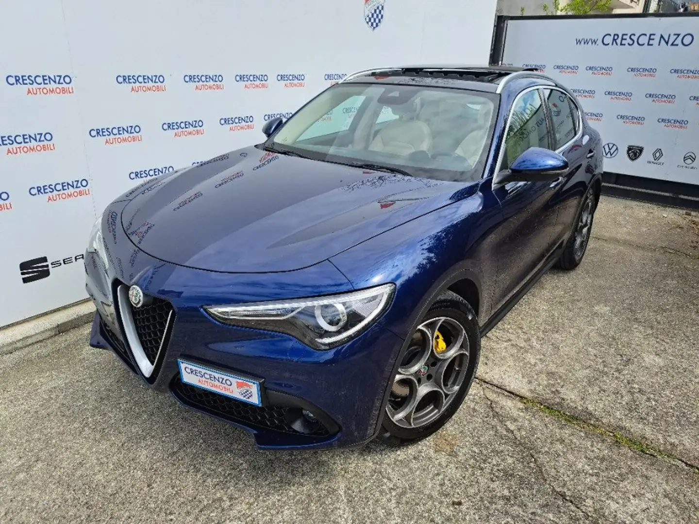 Alfa Romeo Stelvio 2.2 D 150 CV AT8 - LUSSO - TETTO APRIB Azul - 1