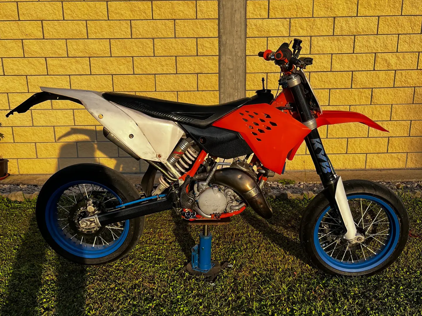 KTM 125 EXC motard Orange - 1