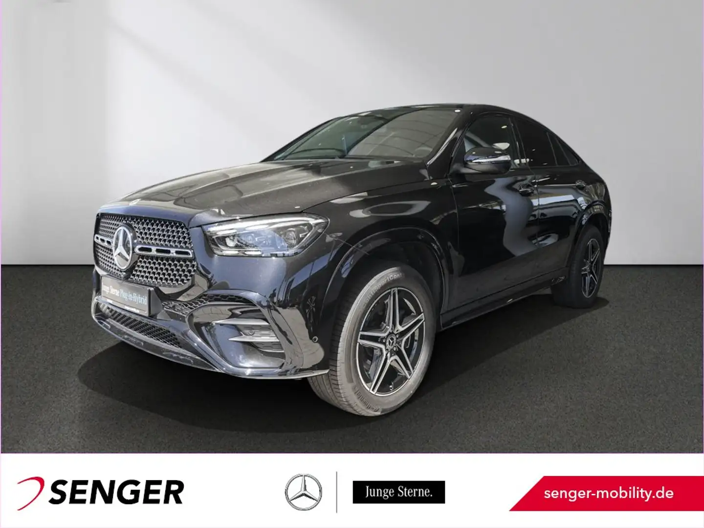 Mercedes-Benz GLE 350 de 4M Coupé AMG Night Pano Multibeam AHK Black - 1