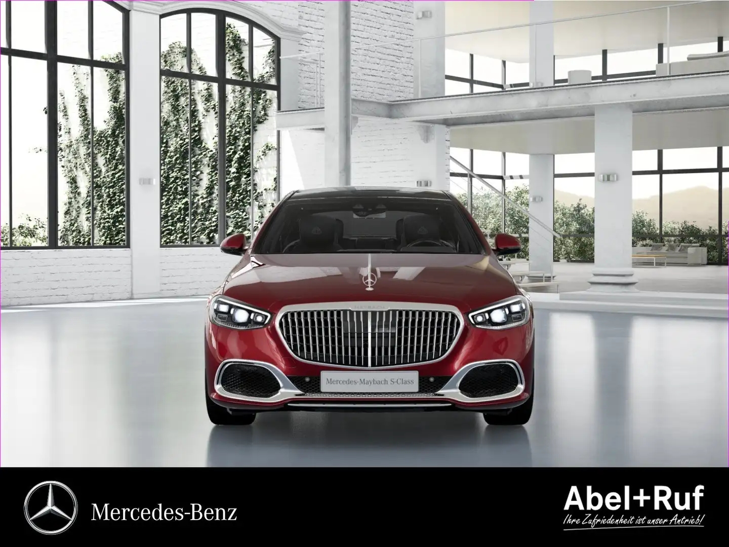 Mercedes-Benz S 580 Maybach DIGITAL+DIST+TV+Burme+StHz+HuD+360 Czerwony - 2