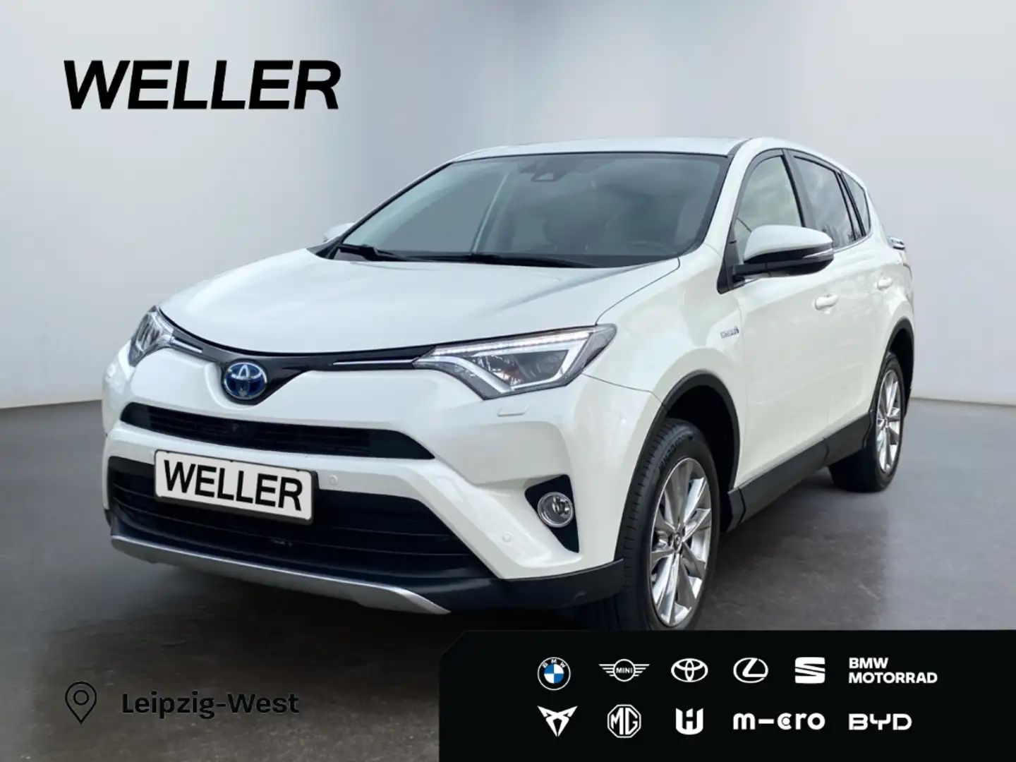 Toyota RAV 4 2.5 4x2 Hybrid Executive *360°*AHK*CAM*PDC* Weiß - 1