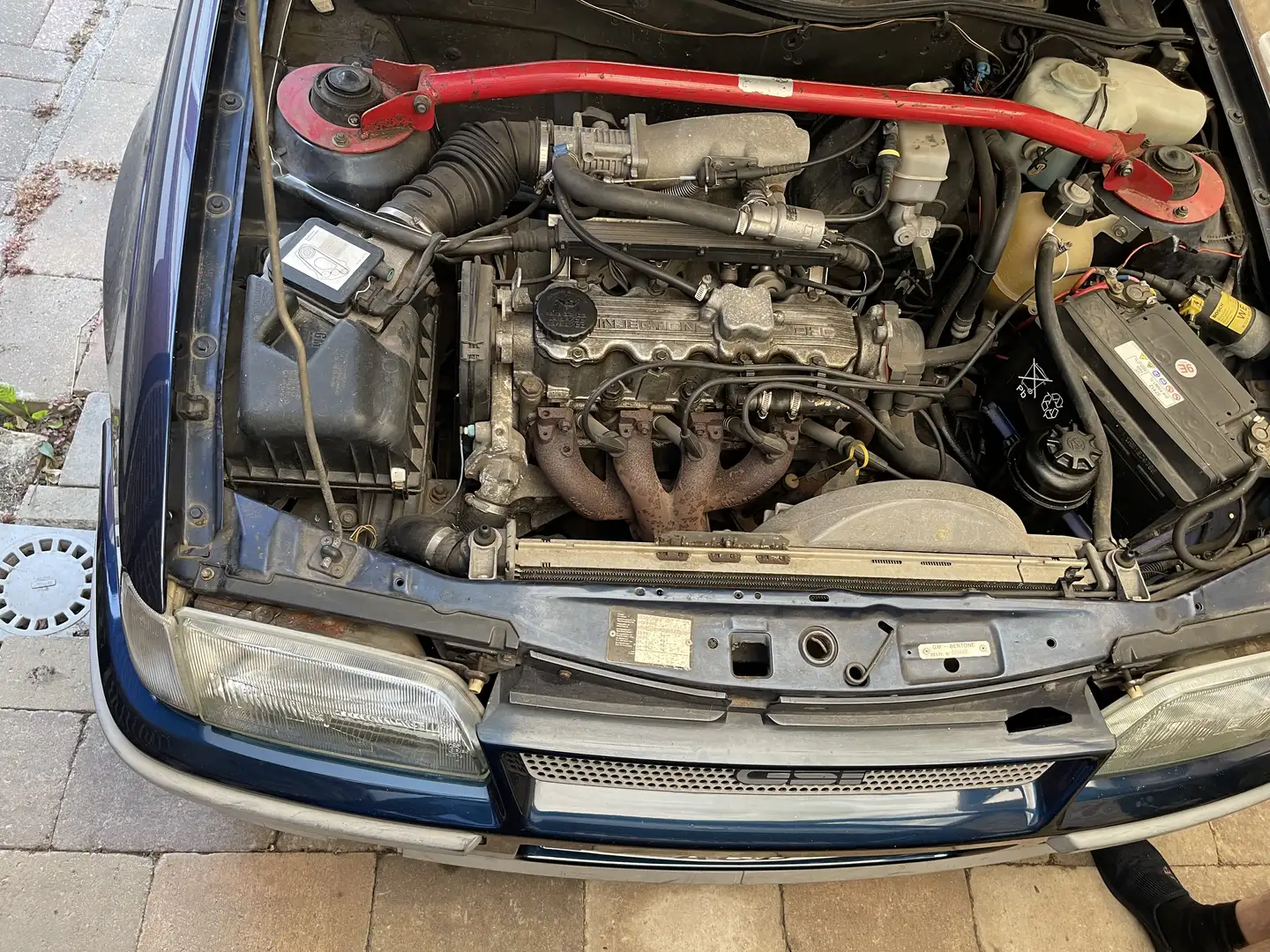 Oldtimer Opel Gereserveerd: Kadett E GSI 2.0L NE + Extra Motor S Blau - 1