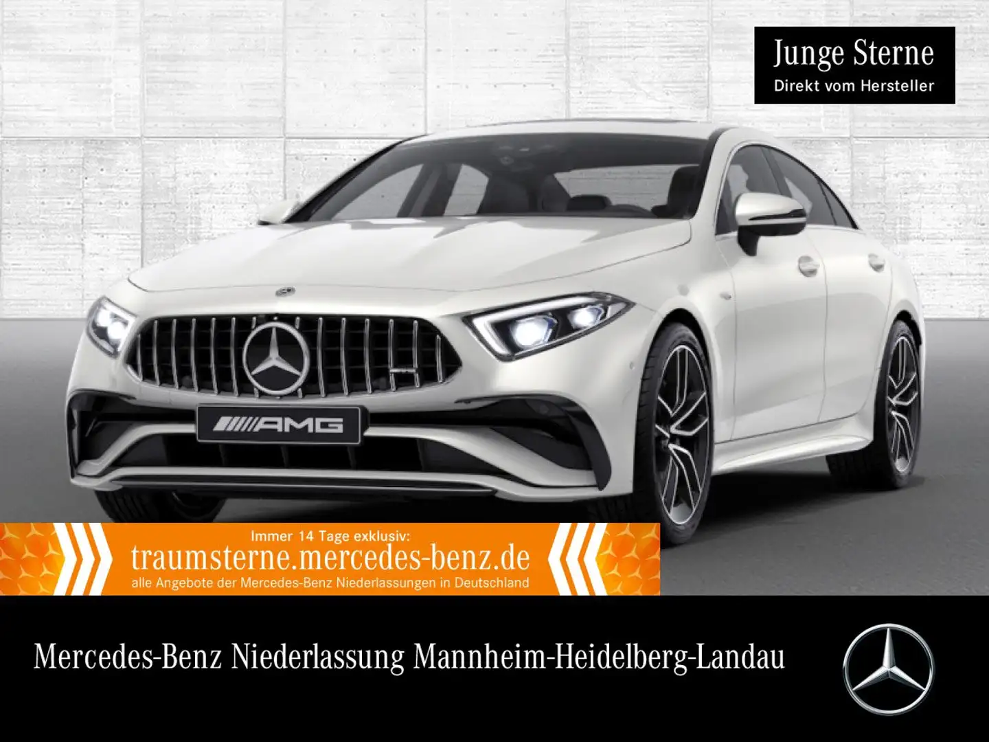 Mercedes-Benz CLS 53 AMG Cp. 4M Perf-Abgas Fahrass WideScreen 9G Weiß - 1