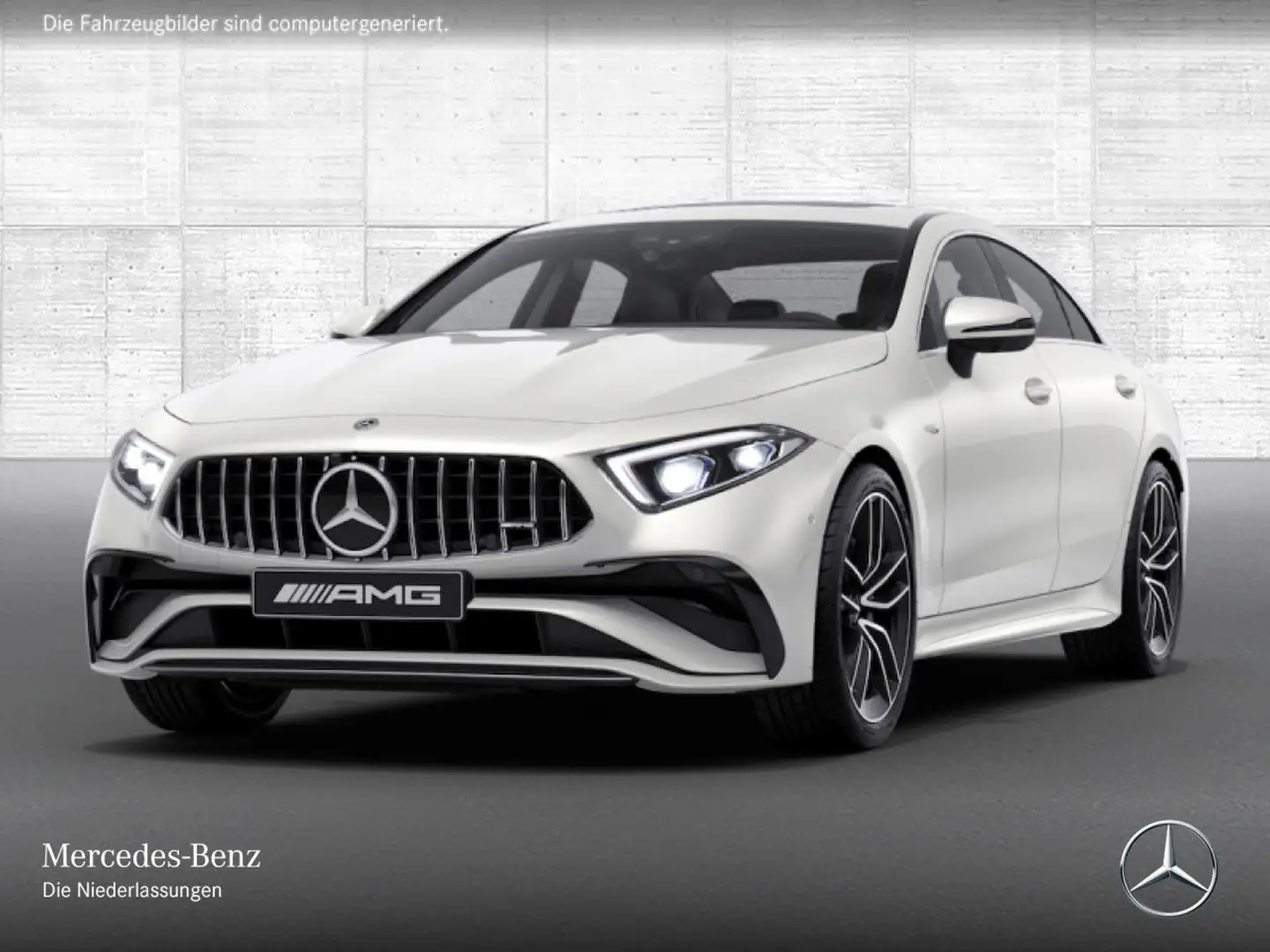 Mercedes-Benz CLS 53 AMG Cp. 4M Perf-Abgas Fahrass WideScreen 9G Weiß - 2