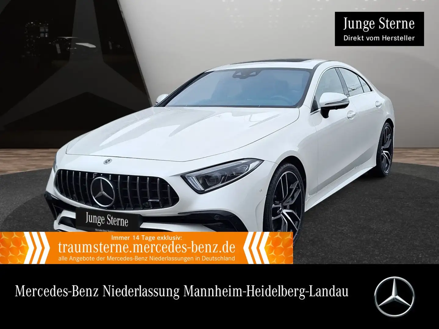 Mercedes-Benz CLS 53 AMG Cp. 4M Perf-Abgas Fahrass WideScreen 9G Weiß - 1
