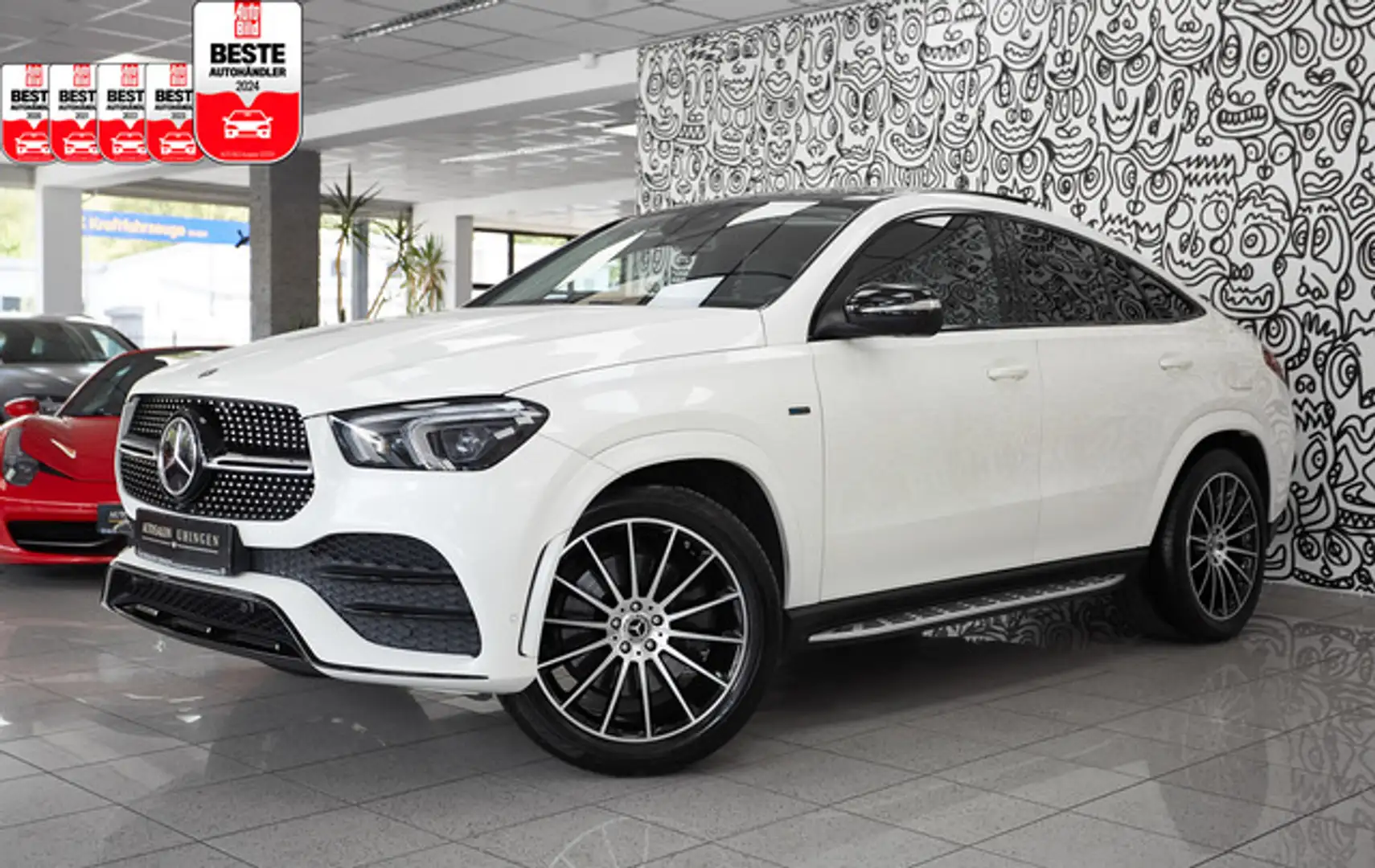 Mercedes-Benz GLE 350 e Coupe 3x AMG SPORT*DESIGNO*WIDE*PANO* Blanc - 1
