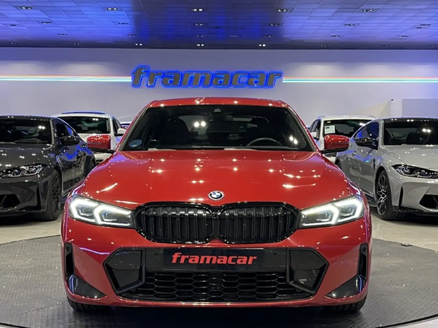 BMW 330 330e Piros - 2