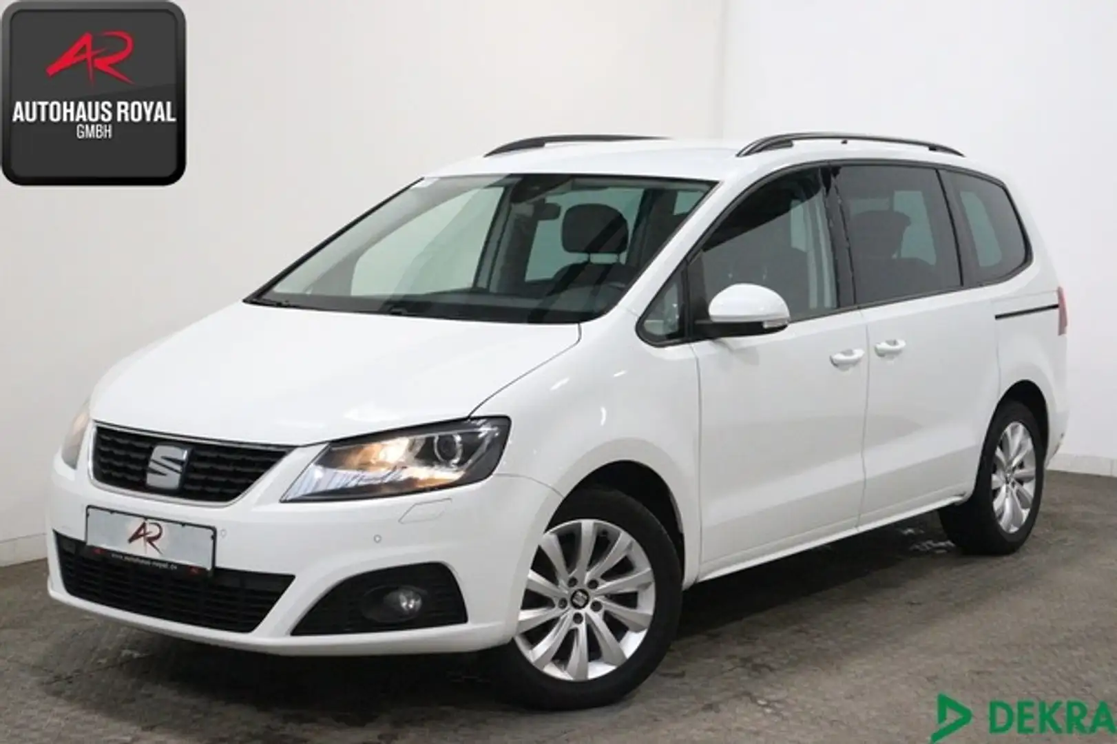 SEAT Alhambra 2.0 TDI ACC,AHK,KAMERA,TOTWINKEL,1.HAND Blanco - 1