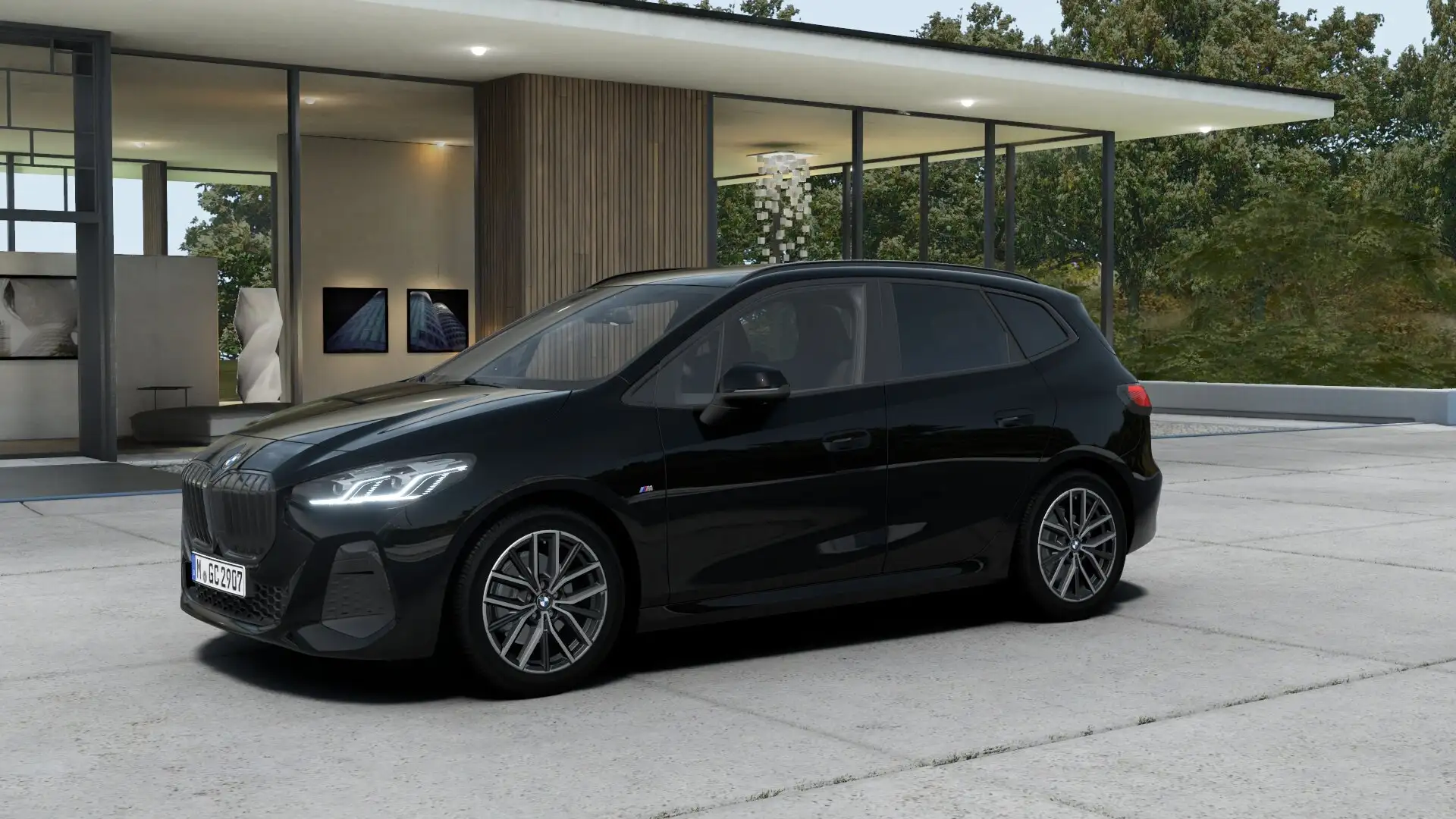 BMW 218 Active Tourer 218iA Noir - 1