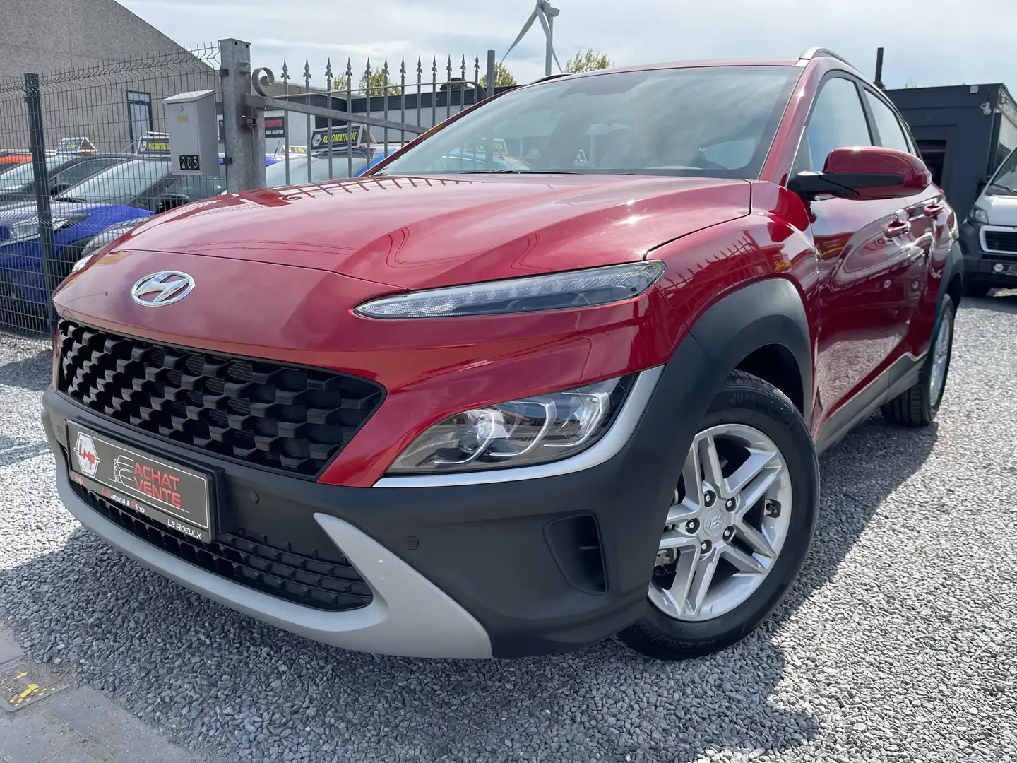 Hyundai KONA 1.0T-120cv-Navi-Cam-Automat🔝7.589 km🔝 Rouge - 1