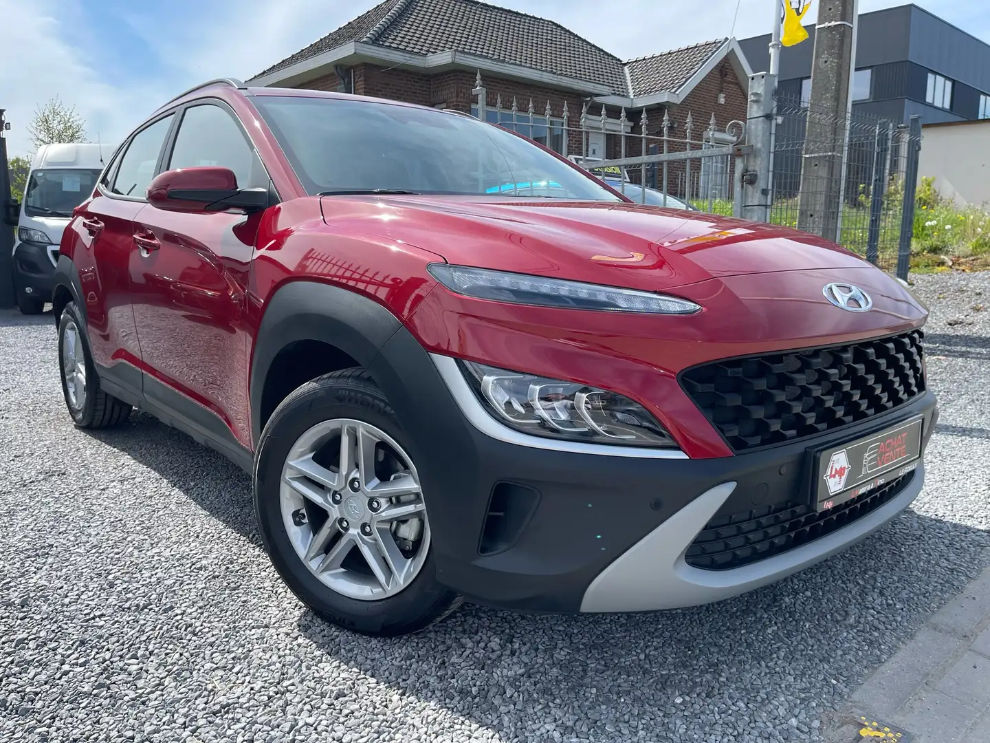 Hyundai KONA 1.0T-120cv-Navi-Cam-Automat🔝7.589 km🔝 Rouge - 2