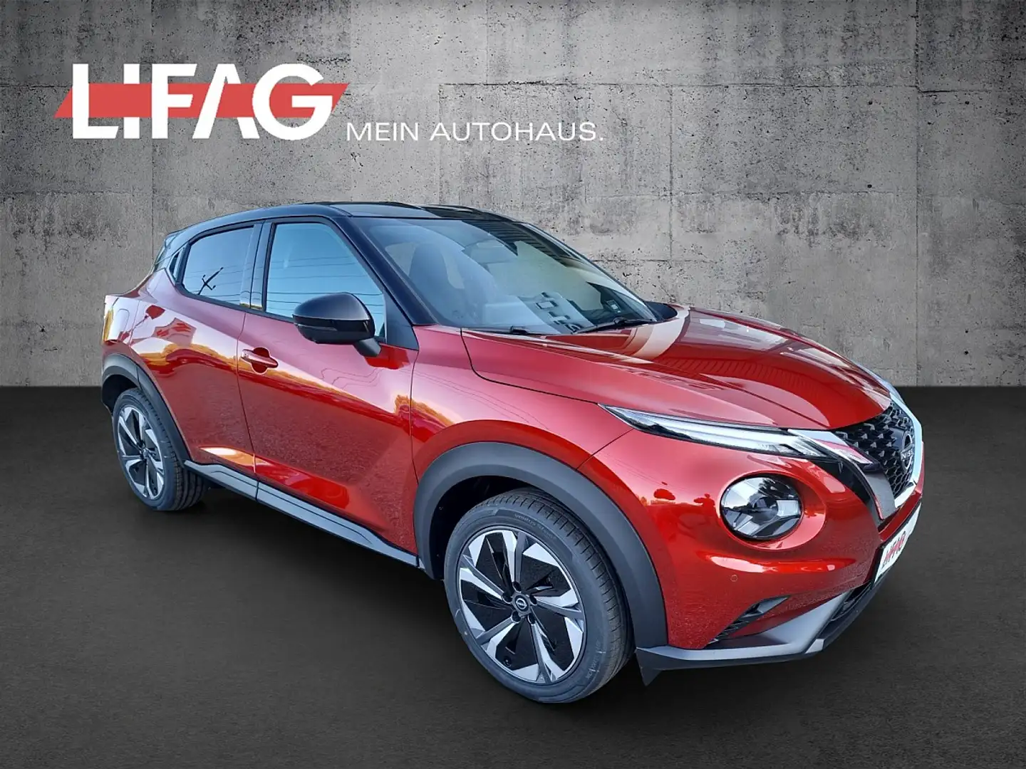 Nissan Juke 1,0 DIG-T N-Connecta+ *ab € 22.990,-* Rot - 1