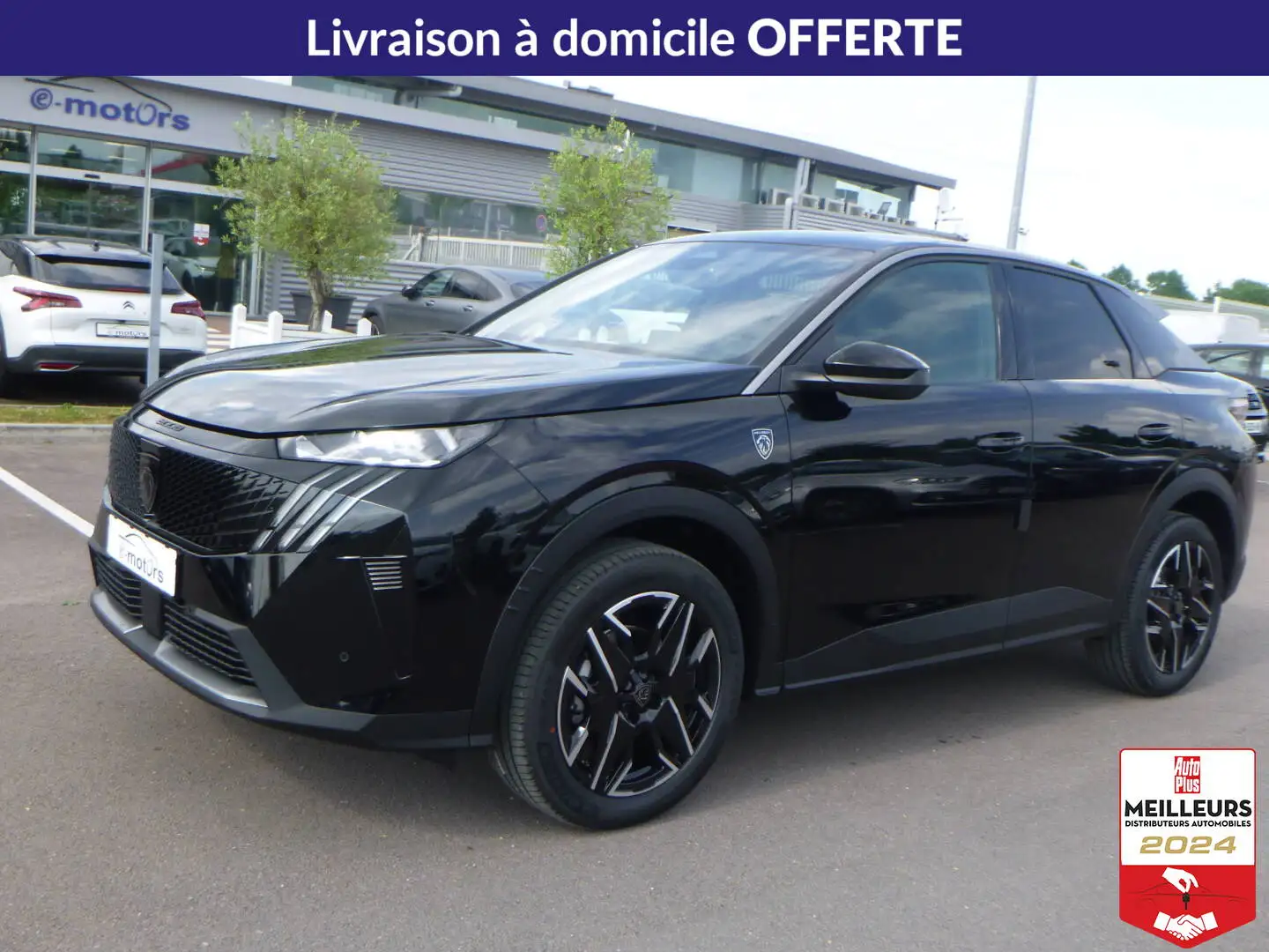 Peugeot 3008 Hybrid 136 e-DCS6 GT Noir - 1