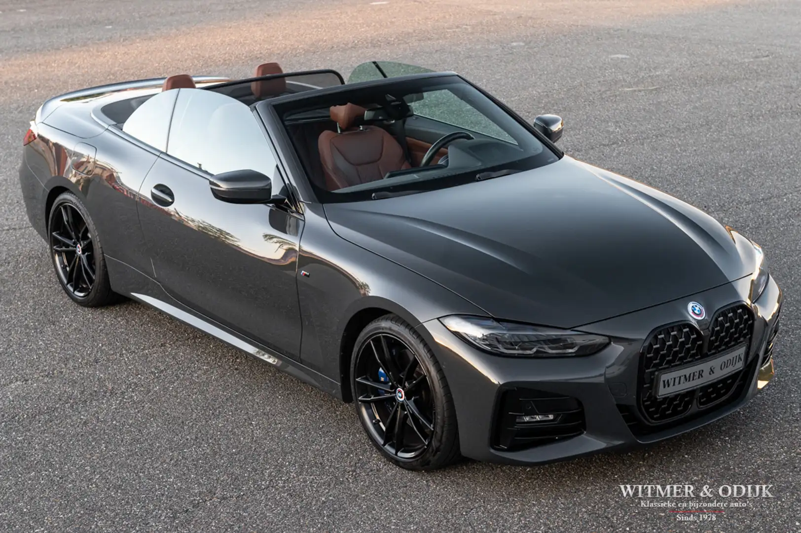 BMW 430 430i M-sport Cabriolet NL auto 38.000km perfecte c Gris - 2