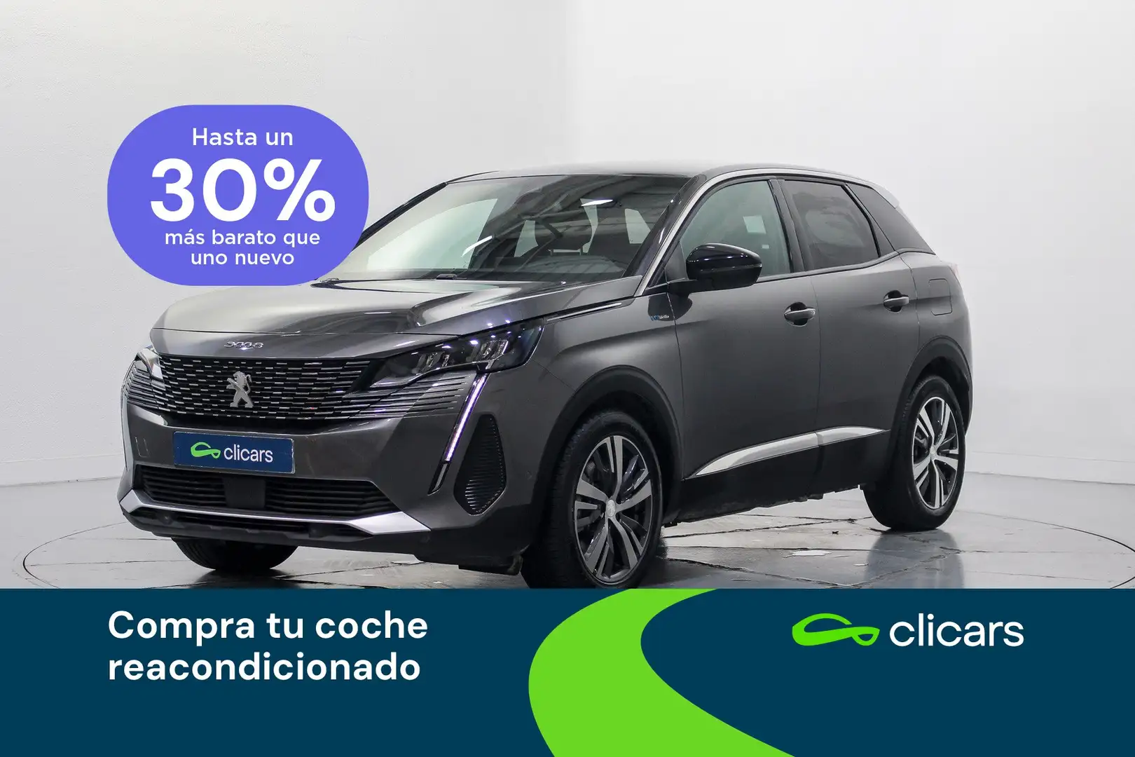 Peugeot 3008 HYB PHEV 225 Allure Pack e-EAT8 Gris - 1