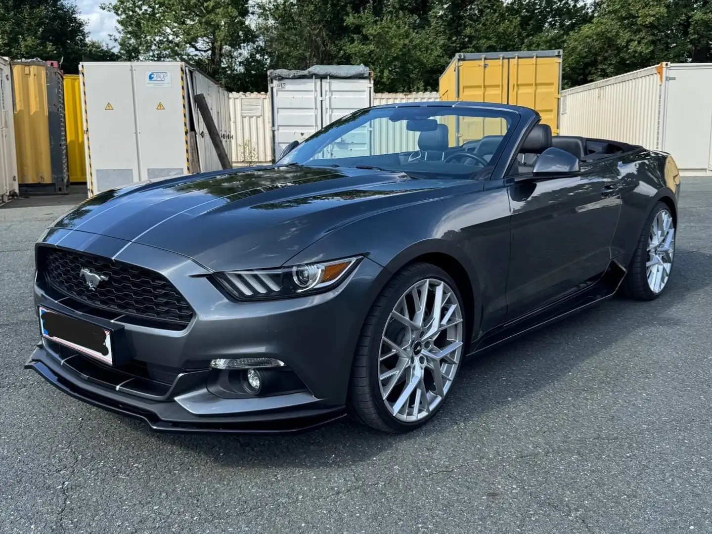 Ford Mustang Mustang 2,3 EcoBoost Cabrio Grau - 1