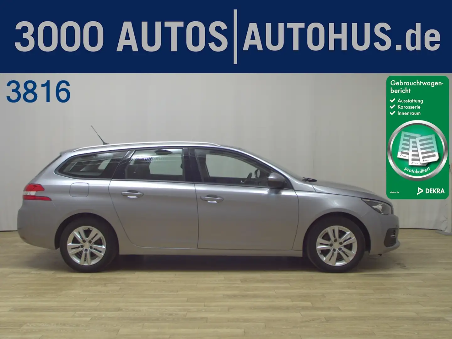 Peugeot 308 SW 1.5 BlueHDI Active Navi SHZ Tempomat Grau - 1