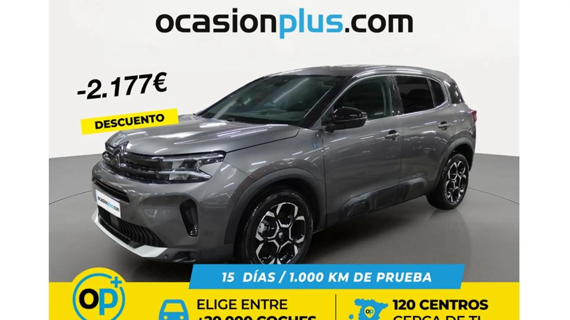 Citroen C5 Aircross Hybrid Max EAT8 225 Gris - 1