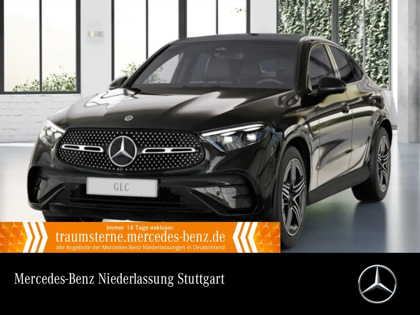 Mercedes-Benz GLC 200 4M AMG+NIGHT+PANO+360+AHK+TOTW+KEYLESS+9G Schwarz - 1