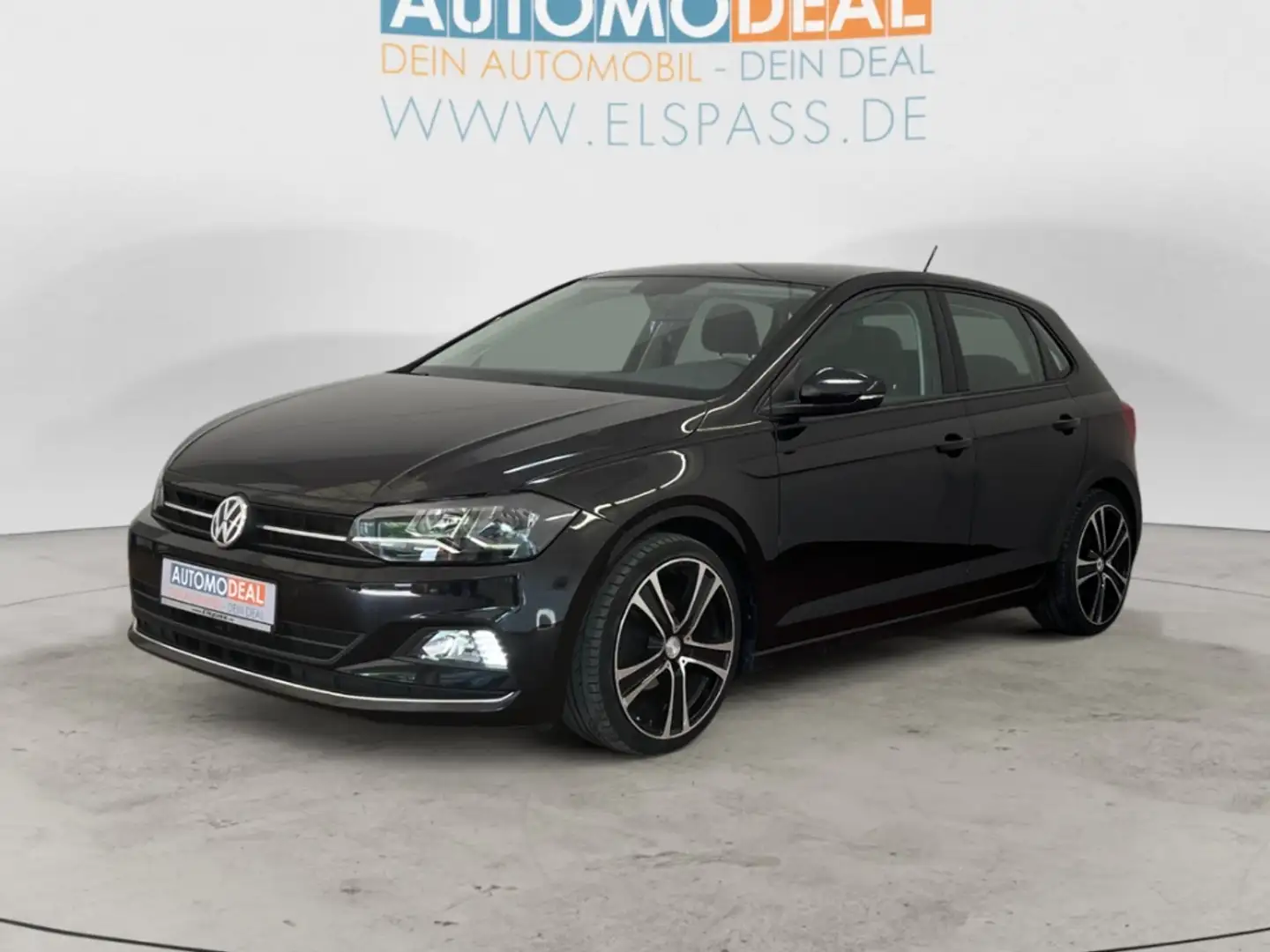 Volkswagen Polo VI Highline SITZ.HZG ALU PDC BLUETOOTH KLIMAAUT MU Zwart - 2