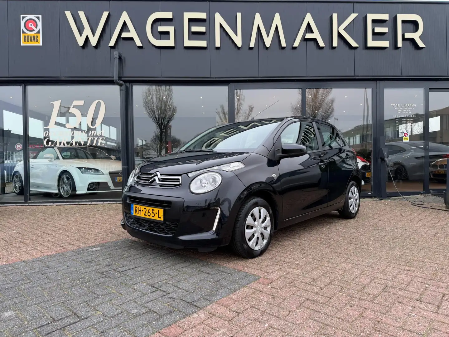 Citroen C1 1.0 e-VTi Feel Airco|Elektr pak|Tel|Origineel km Schwarz - 1