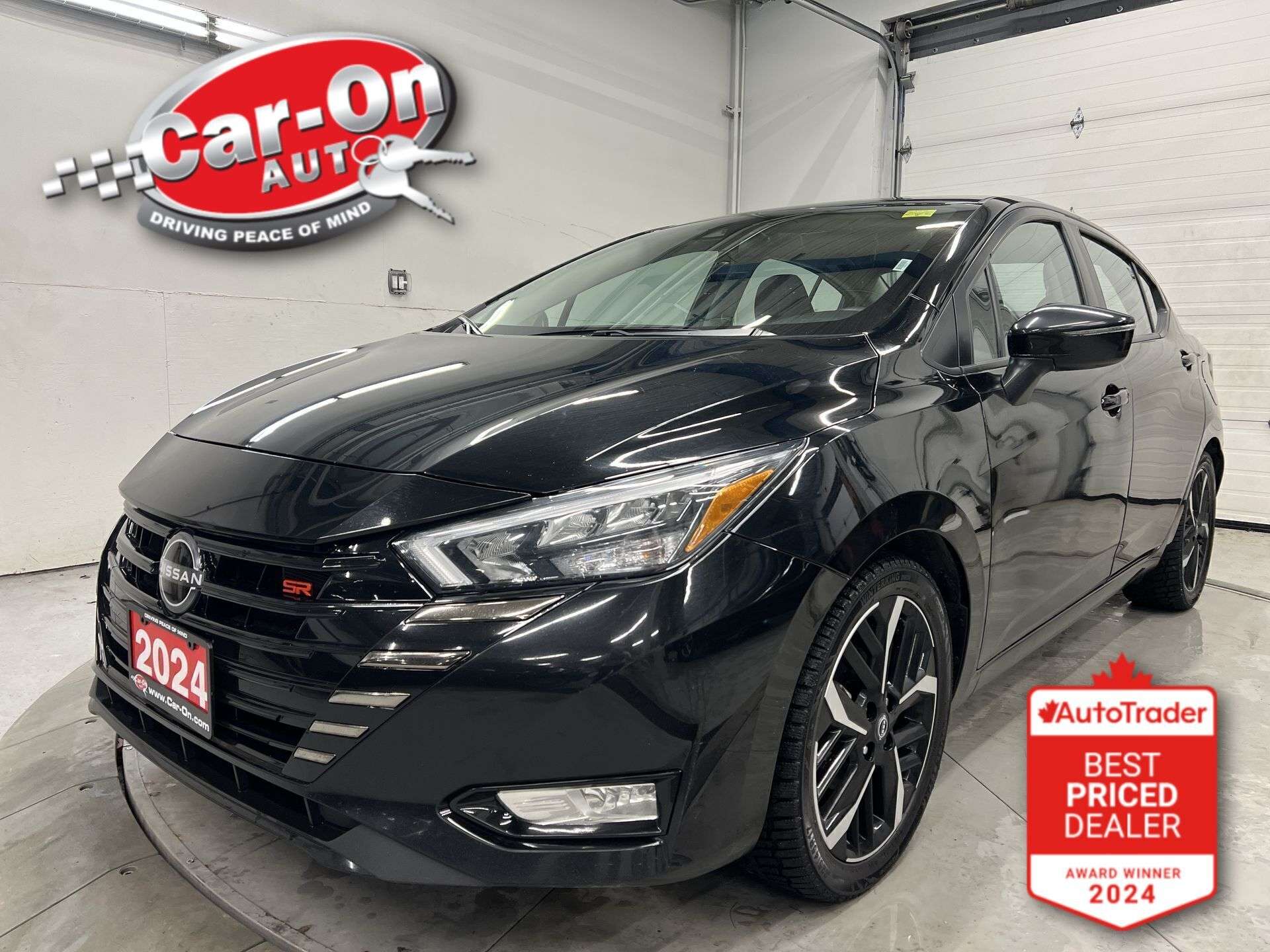 Black 2024 Nissan Versa Sedan Front-Wheel Drive Automatic
