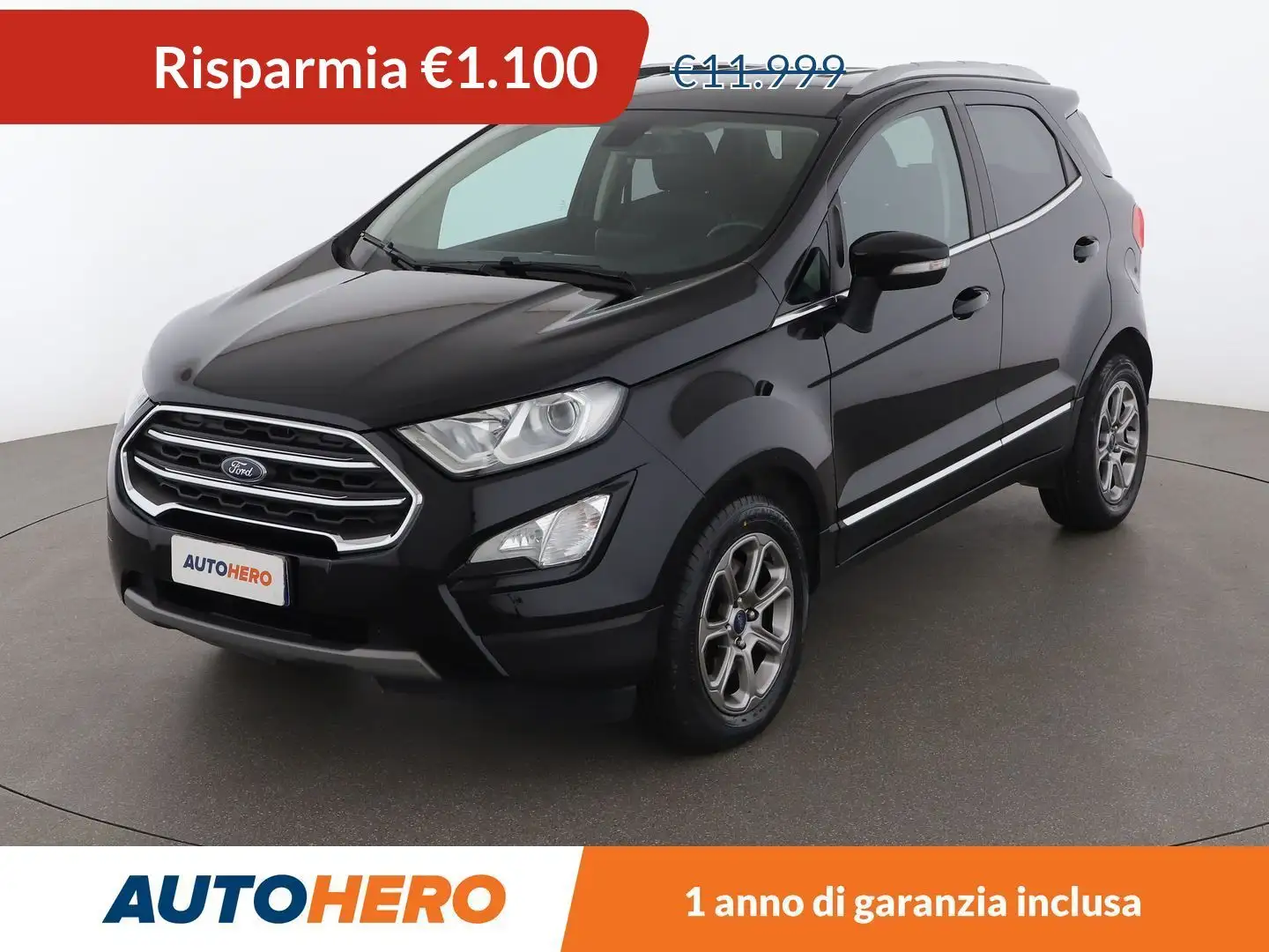 Ford EcoSport 1.5 EcoBlue TDCi Titanium 100 CV Noir - 1