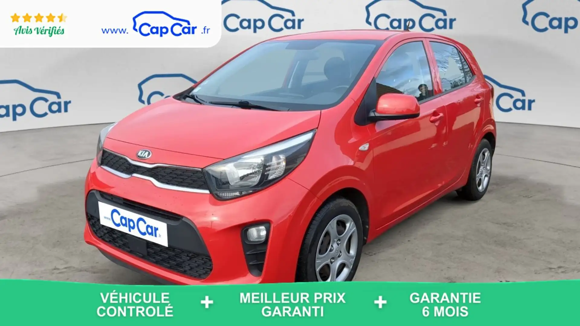 Kia Picanto III 1.0 67 Active Rouge - 1