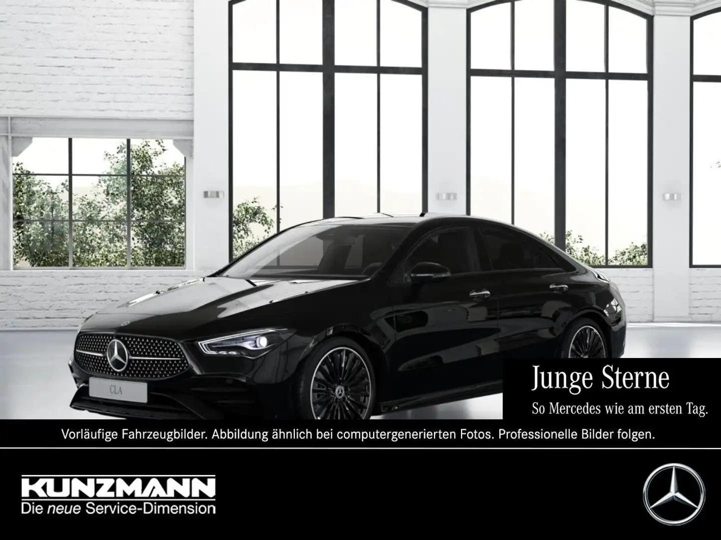 Mercedes-Benz CLA 220 4M Coupé AMG Night MBUX Navi-Prem. Kamera Nero - 1