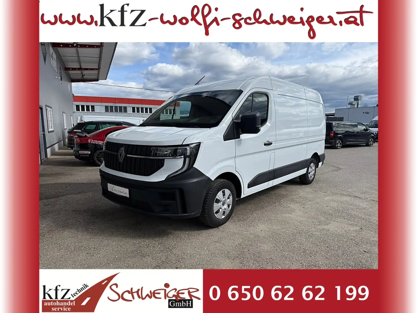 Renault Master Kasten L2H2 3,3t dCi 130 Extra Weiß - 1