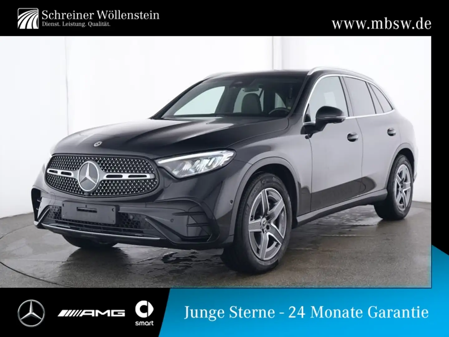 Mercedes-Benz GLC 300 4M AMG-Adv+*Pano*AHK*360*WiP*Memory*Ambi Schwarz - 1