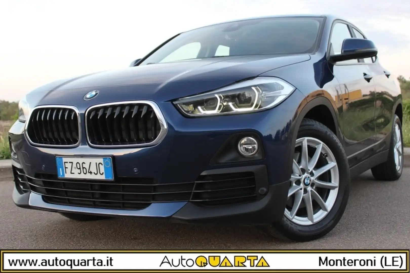 BMW X2 sDrive 18d Aut. *FULL LED *NAVI Blu/Azzurro - 1