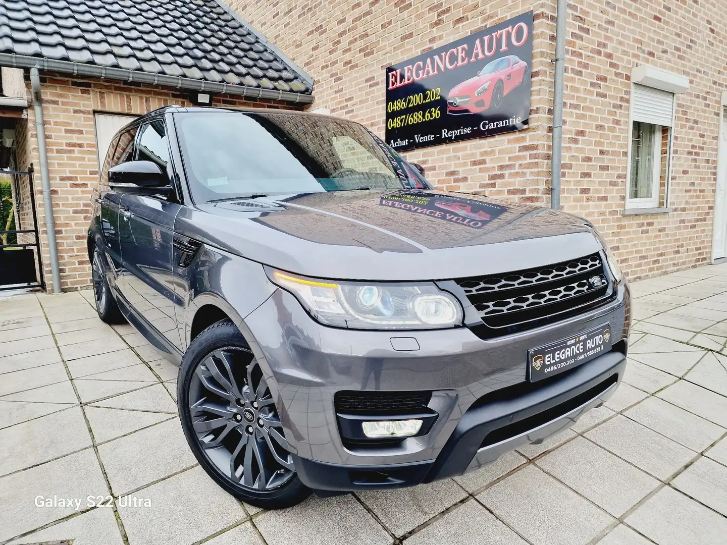 Land Rover Range Rover Sport 3.0 TDV6 HSE SPORT Dynamic-Full-Carnet-Garantie Gris - 1