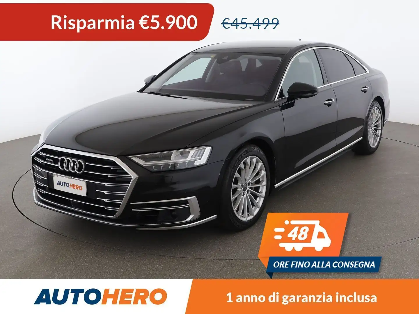 Audi A8 3.0 V6 TDI tiptronic quattro MHEV Nero - 1