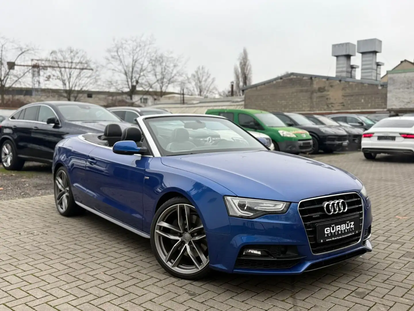 Audi A5 Cabriolet 3.0 TDI S-Line*Exclusive* Blau - 1