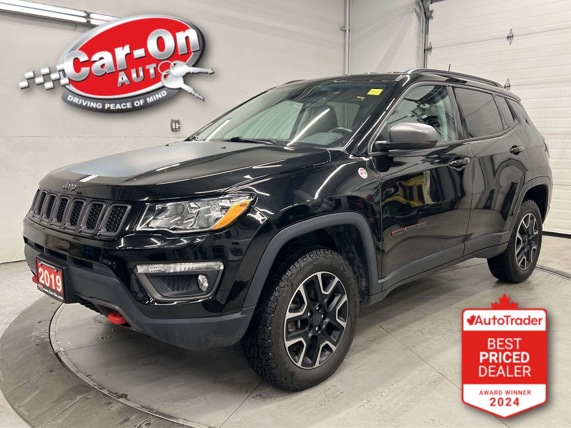 Black 2019 Jeep Compass SUV / Crossover Four-Wheel Drive Automatic
