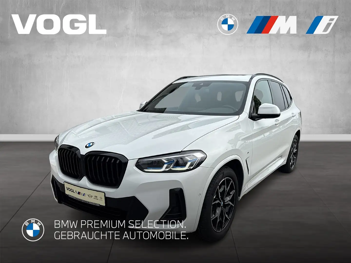BMW X3 xDrive30d Pan.Glasdach HiFi SHZ AHK Blanc - 1