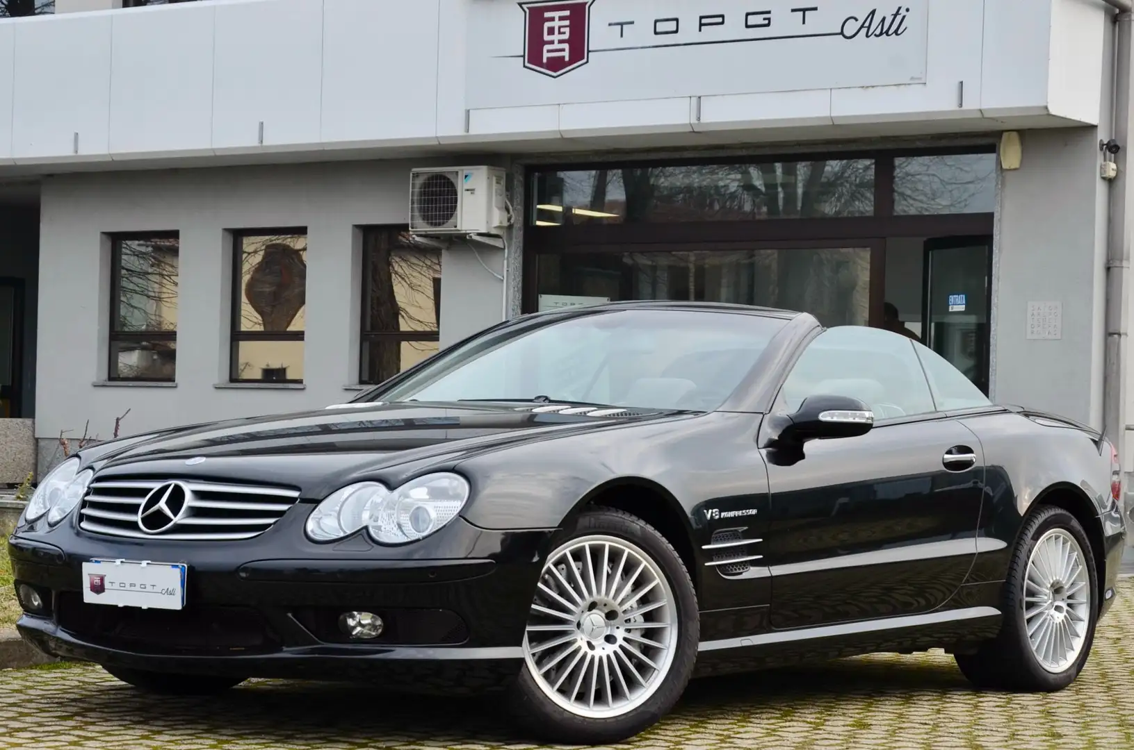 Mercedes-Benz SL 55 AMG SL 55 k AMG 500cv ASI , PERFETTA , UFF ITALIANA Noir - 2