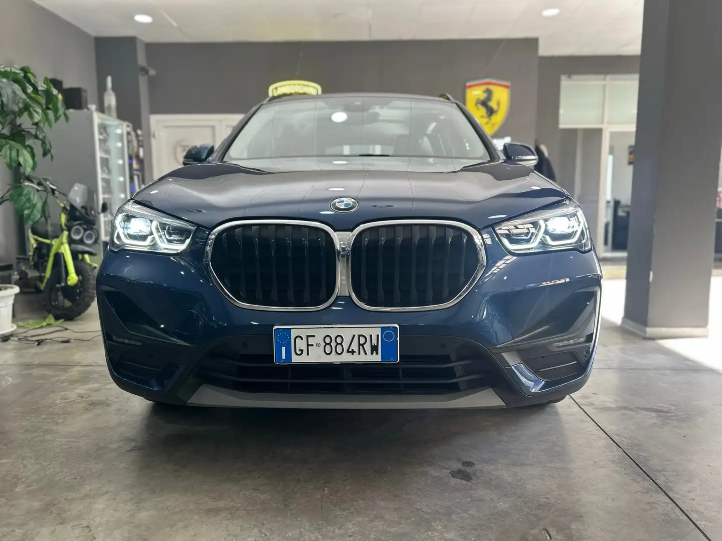 BMW X1 X1 F48 sdrive16d Advantage auto *TAGLIANDI BMW Blu/Azzurro - 1