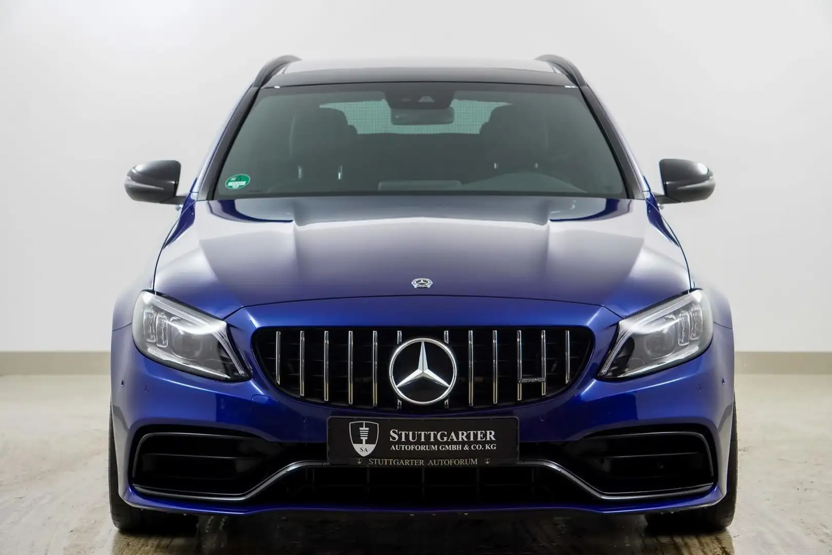 Mercedes-Benz C 63 AMG Pano Kamera Dist Perf-Abgas Perf-Lenk Blauw - 2