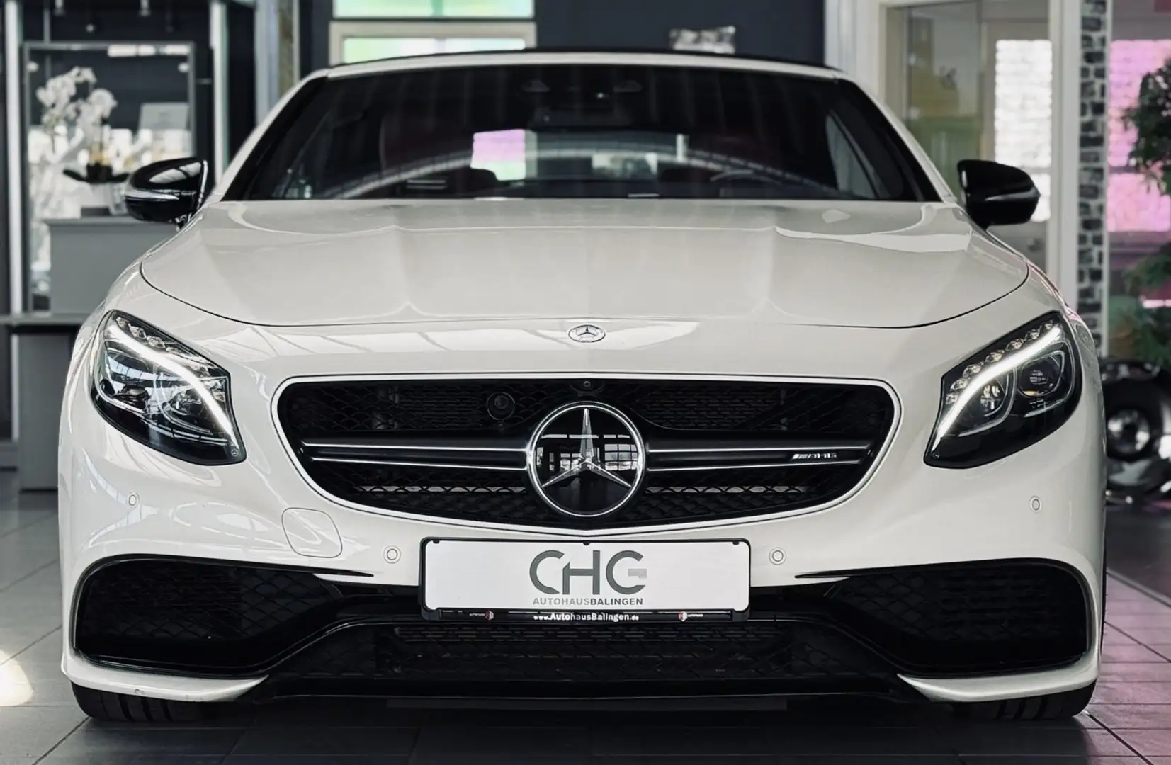 Mercedes-Benz S 63 AMG 4M |Manufaktur|Swarovski|Burmester|Airscarf| Biały - 2
