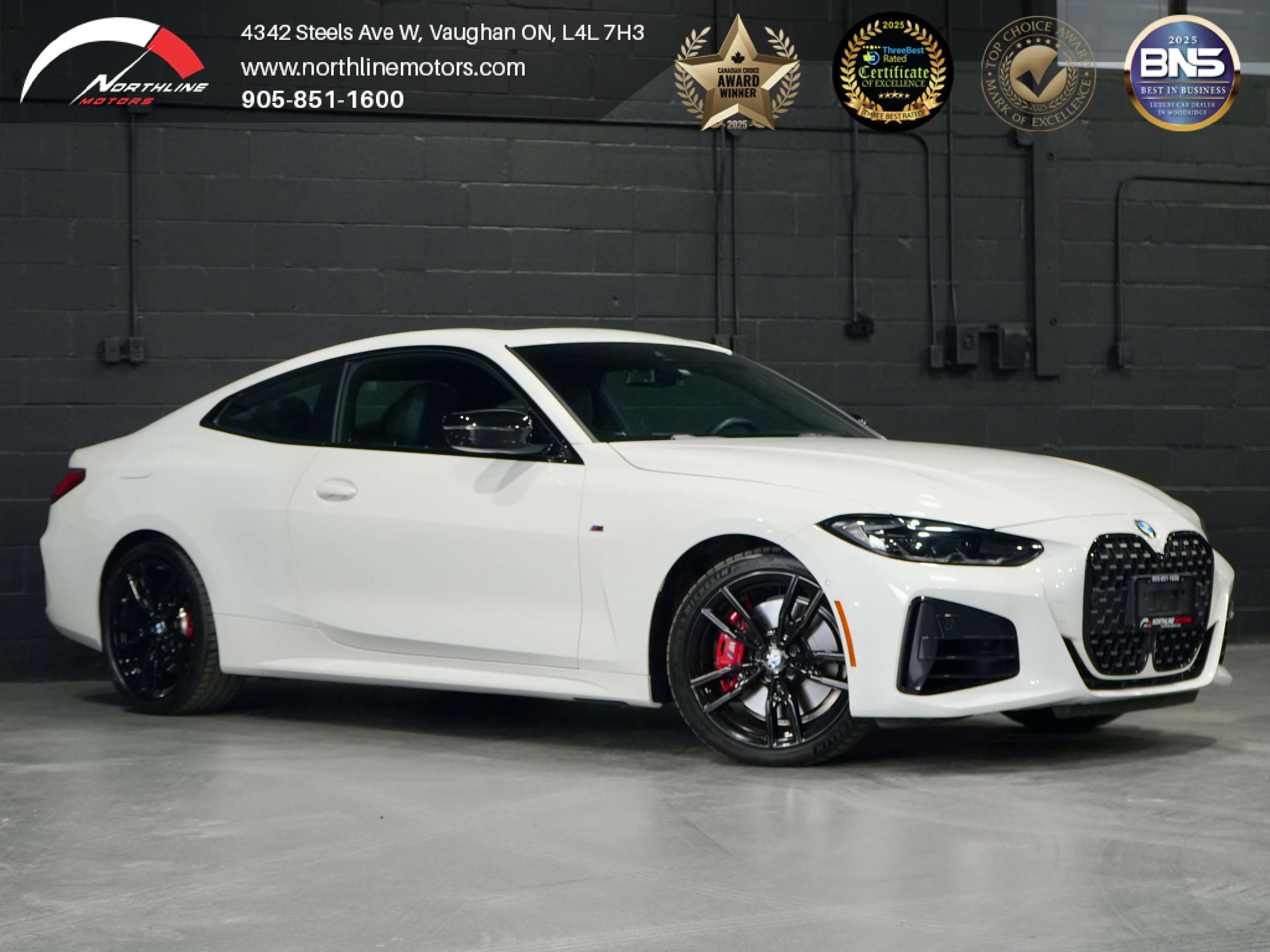 White 2024 BMW 4 Series M440i Coupe xDrive Coupe All-Wheel Drive Automatic