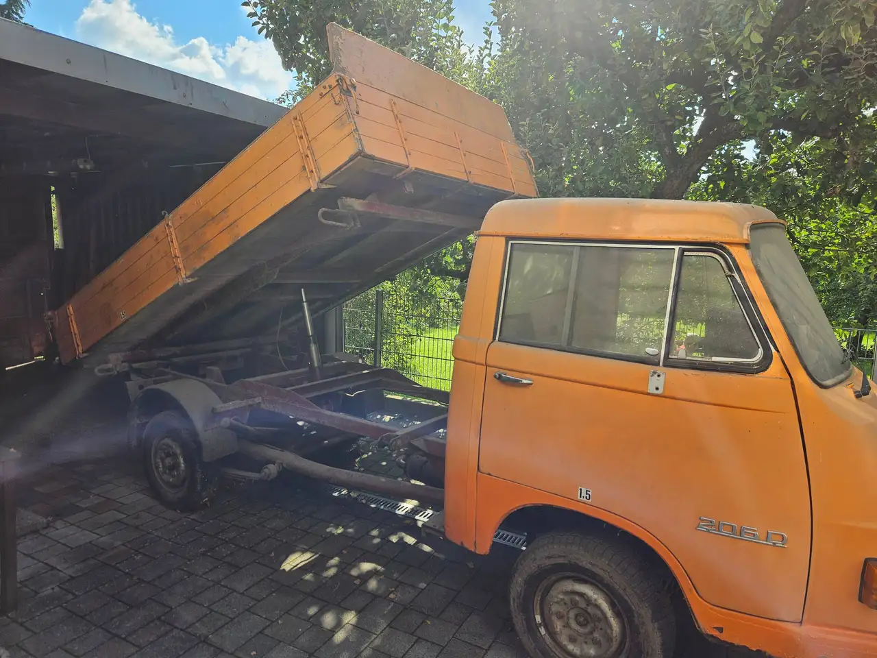 Mercedes-Benz Hanomag-Mercedes L 206 DG, 3-Seiten Kipper, 1.Hand (kein VW T2), foto 4