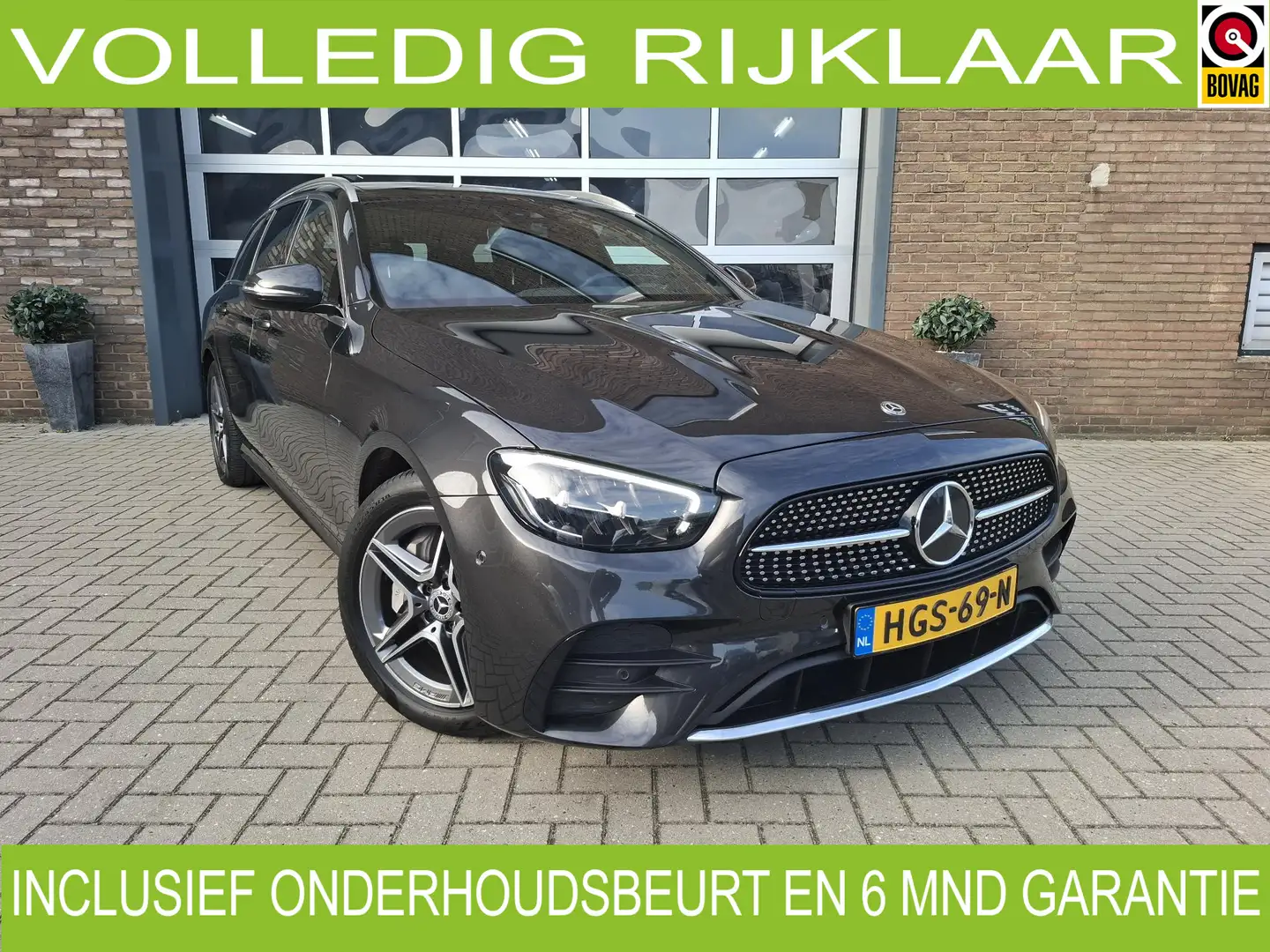 Mercedes-Benz E 300 Estate e AMG Trekhaak/Panorama dak/1e Eigenaar Grijs - 1